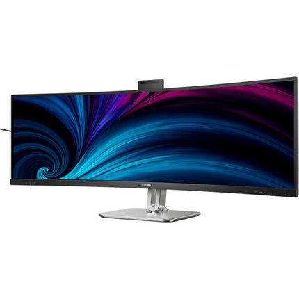 Philips 49B2U6900CH Monitor Curvo SuperAncho 48.8" 1440p HDR USB-C 100W 5MP Webcam Integrada