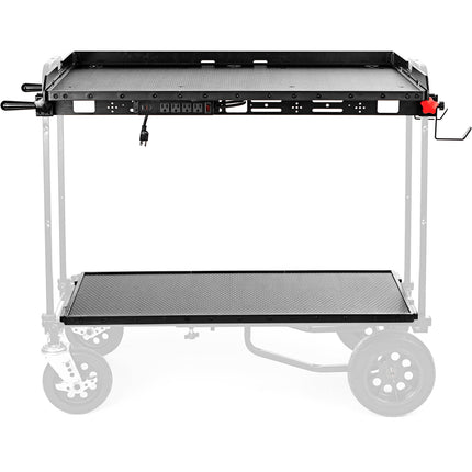 Lava Cart EGON Superficie de Trabajo con Estantes Ganchos y Enchufe