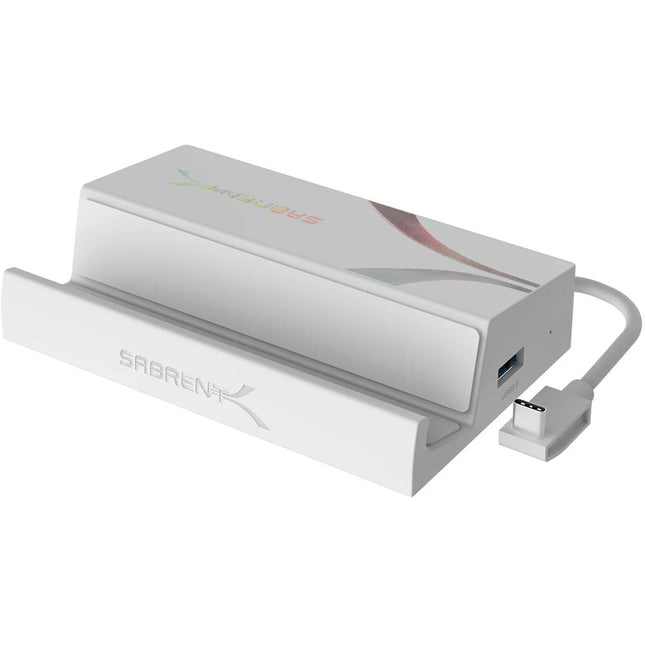 Sabrent DS-RA6P Estación de Acoplamiento USB-C 6 Puertos 95W para Asus ROG Ally Blanca