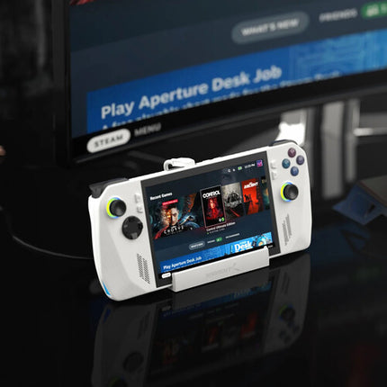 Sabrent DS-RA6P Estación de Acoplamiento USB-C 6 Puertos 95W para Asus ROG Ally Blanca