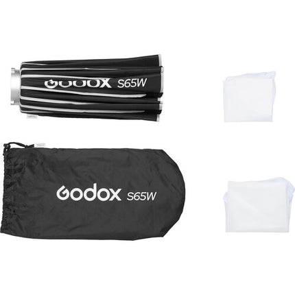 Godox Bowens Mount Softbox 65 cm Blanco Interior Difusores Y Bolsa