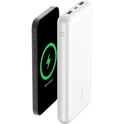 Belkin BoostCharge batería portátil 20000mAh carga 3 dispositivos luz LED blanca