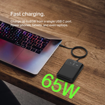 Belkin BoostCharge Pro Power Bank para Laptop 20000mAh 65W Negro