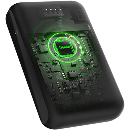 Belkin BoostCharge Power Bank 10000mAh con Cable USB-C Integrado 20W Negro