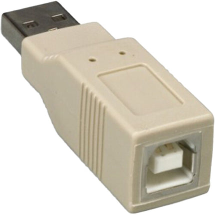 Adaptador USB A macho a B hembra para transferencia de datos RoHS