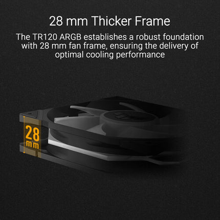 ASUS TUF Gaming TR120 Ventilador PWM 120mm 2000rpm Pack 3 unidades