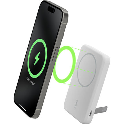 Belkin BoostCharge Pro Power Bank 5000mAh 15W MagSafe Blanco