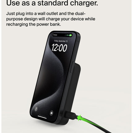Belkin BoostCharge Pro Power Bank 10000mAh 15W inalámbrico negro