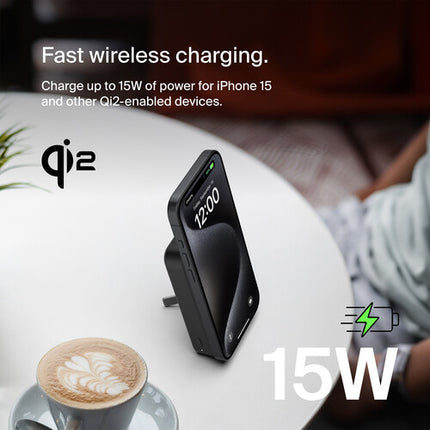 Belkin BoostCharge Pro Power Bank 10000mAh 15W inalámbrico negro