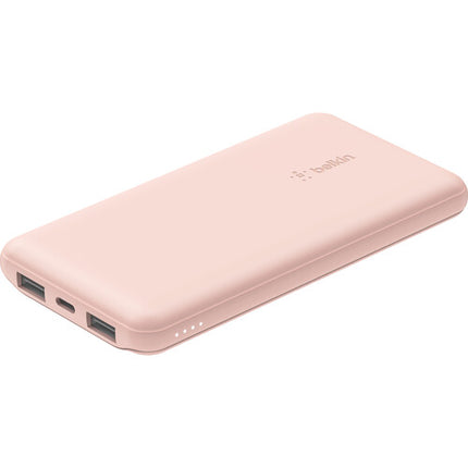 Belkin BoostCharge Power Bank 10,000mAh 15W Carga Múltiple Rosa