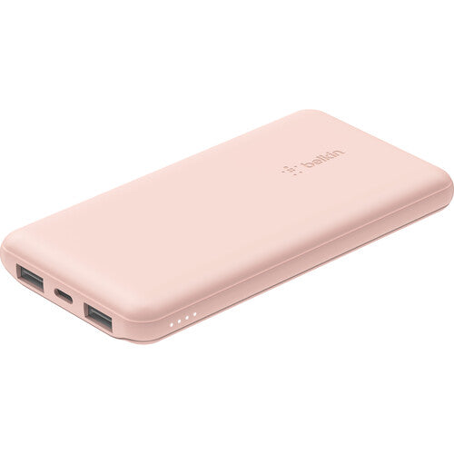 Belkin BoostCharge Power Bank 10,000mAh 15W Carga Múltiple Rosa