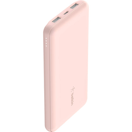 Belkin BoostCharge Power Bank 10,000mAh 15W Carga Múltiple Rosa