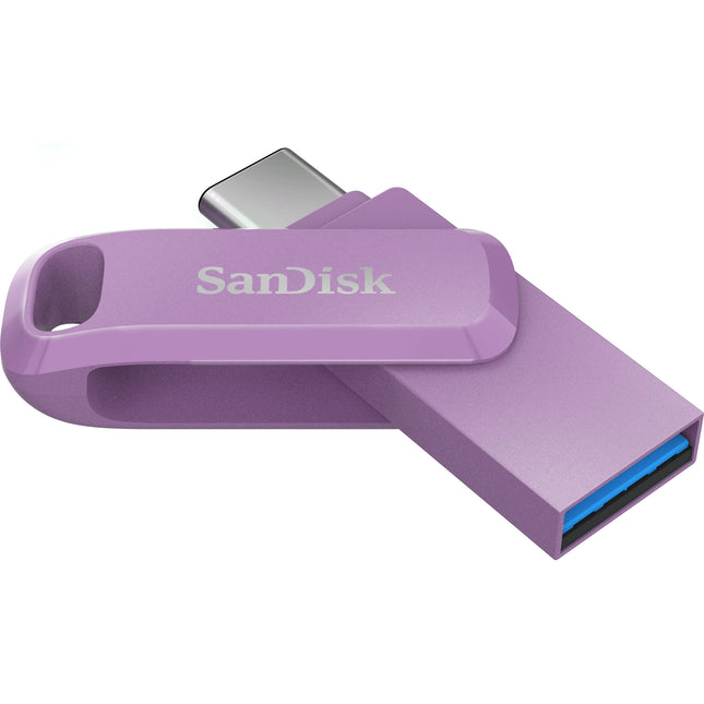 SanDisk Ultra Dual Drive Go 1TB Memoria Flash 2 en 1 USB-C y USB-A 400MB/s Lavanda