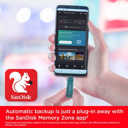 SanDisk Ultra Dual Drive Go 1TB USB 3.2 Flash Drive Azul Navagio Bay