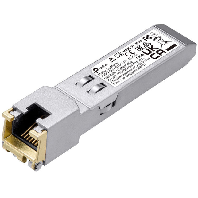 TP-Link TL-FM531 Módulo Transceptor Convertidor SFP+ a RJ45 10G 10.3 Gb/s Alcance 32.8 pies