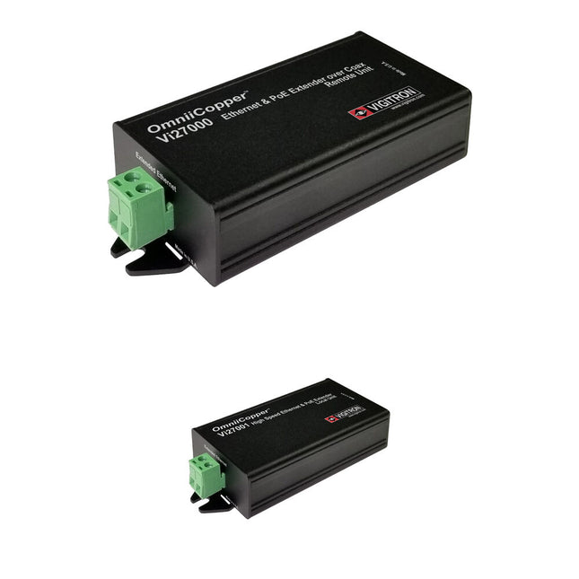 Vigitron OmniiCopper Kit Transceptor PoE Ethernet 1 Puerto 3000 pies 36W