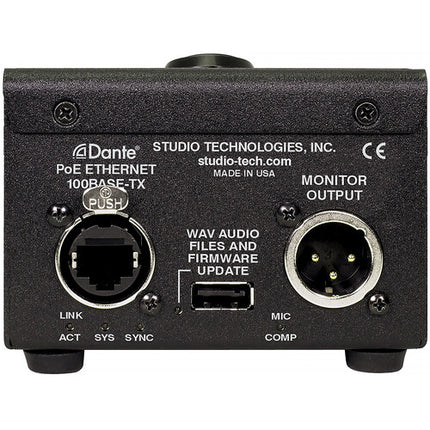 Studio Technologies Model 352A Talk Station con Dante Audio 2 Canales PoE