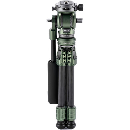 Tilta VT03 Cabezal de Vídeo Fluido con Trípode Fibra de Carbono 6.6 lb 13.7" Verde Bosque