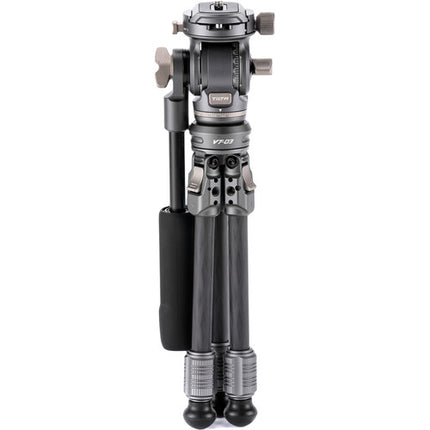 Tilta VT03 Cabezal de Vídeo con Patas de Trípode de Fibra de Carbono 6.6 lb 13.7 pulgadas