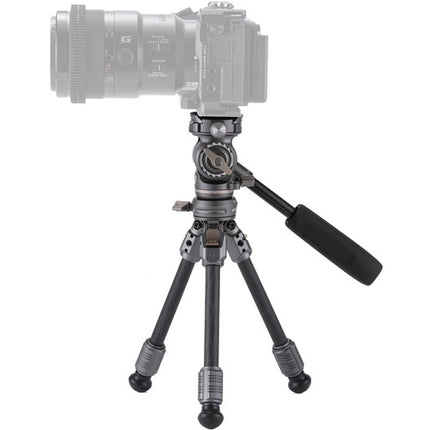 Tilta VT03 Cabezal de Vídeo con Patas de Trípode de Fibra de Carbono 6.6 lb 13.7 pulgadas