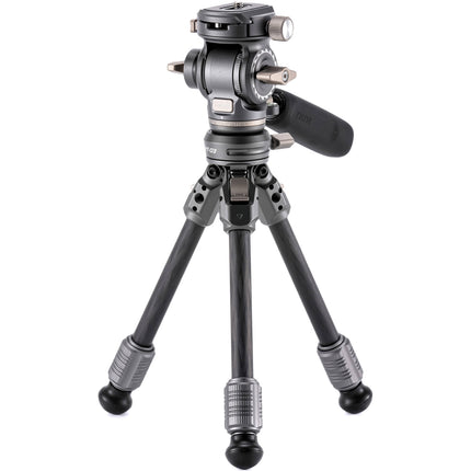 Tilta VT03 Cabezal de Vídeo con Patas de Trípode de Fibra de Carbono 6.6 lb 13.7 pulgadas