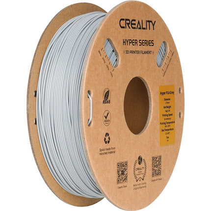 Creality 2-Spool Hyper PLA Filamento para Impresión 3D 1.75mm 2kg Gris