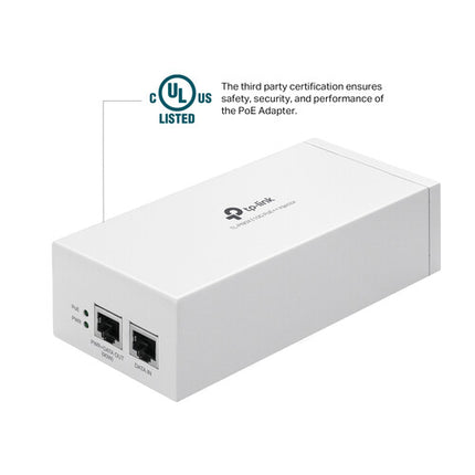 TP-Link TL-PI90X Inyector PoE++ 10 Gb/s 90W Power over Ethernet