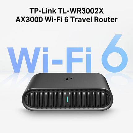 TP-Link TL-WR3002X Router Inalámbrico de Viaje AX3000 Dual-Band Wi-Fi 6 2976Mb/s