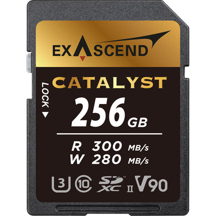 Exascend 256GB Catalyst Tarjeta de Memoria SDXC UHS-II 300 MB/s Lectura 280 MB/s Escritura
