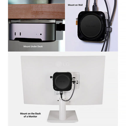 Soporte de Montaje Sonnet MacCuff mini M4 para Mac mini 2024+ con Gestión de Cables