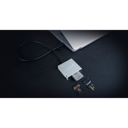 Exascend Essential 4 en 1 Lector de Tarjetas USB-C 10 Gb/s 1000 MB/s