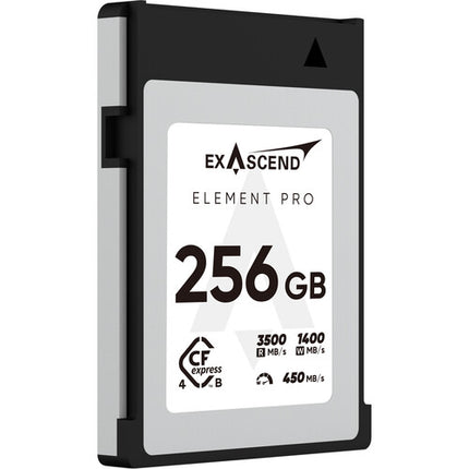 Exascend Element Pro Tarjeta de Memoria CFexpress 4.0 Tipo B 256GB 3500MBs Lectura 1400MBs Escritura