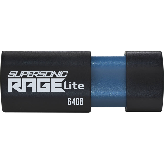 Patriot 64GB Supersonic Rage Lite Memoria USB 3.2 Gen 1 180MB/s Retráctil