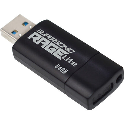 Patriot 64GB Supersonic Rage Lite Memoria USB 3.2 Gen 1 180MB/s Retráctil