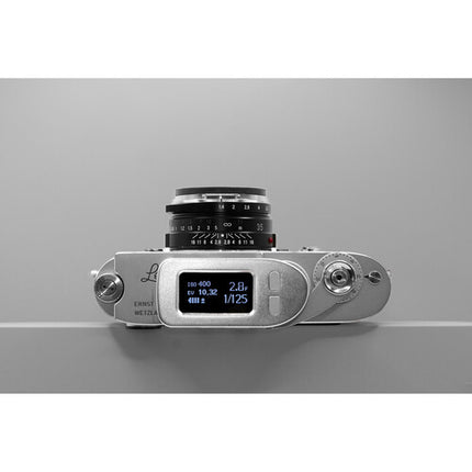 Keks M-Meter para Leica M con pantalla OLED de 1.3 pulgadas y cuerpo metálico
