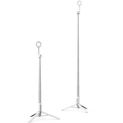 KraftGeek MagStand trípode para teléfono con altura 17.5 a 64.2 pulgadas blanco