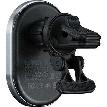 Satechi Qi2 Cargador Inalámbrico Coche Smartphone 15W USB-C 360° Ajustable