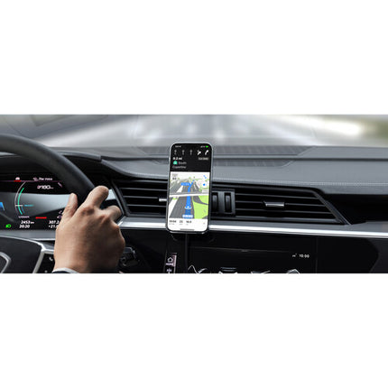 Satechi Qi2 Cargador Inalámbrico Coche Smartphone 15W USB-C 360° Ajustable