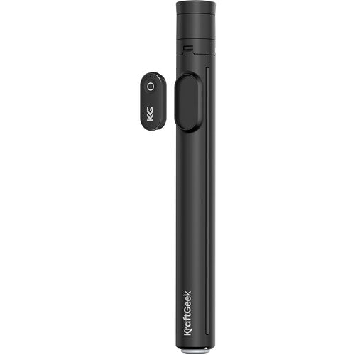 KraftGeek JustTap Tripié Negro para Smartphone 13 a 66 Pulgadas Altura Bluetooth
