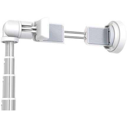 KraftGeek JustTap Tripod Blanco Trípode con Bluetooth Control Remoto 33' rango