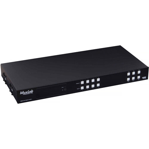 MuxLab HDMI 4x4 Matrix Switcher Kit V2 con 4 entradas 4 salidas 4K hasta 120 m