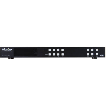 MuxLab HDMI 4x4 Matrix Switcher Kit V2 con 4 entradas 4 salidas 4K hasta 120 m