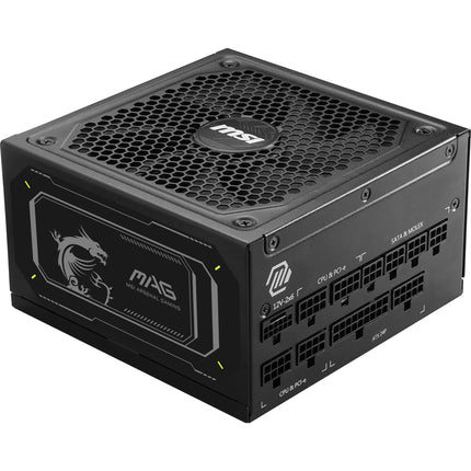 MSI MAG A1000GL PCIE5 II Fuente de Alimentación 1000W 80 PLUS Gold Modular 120mm Ventilador