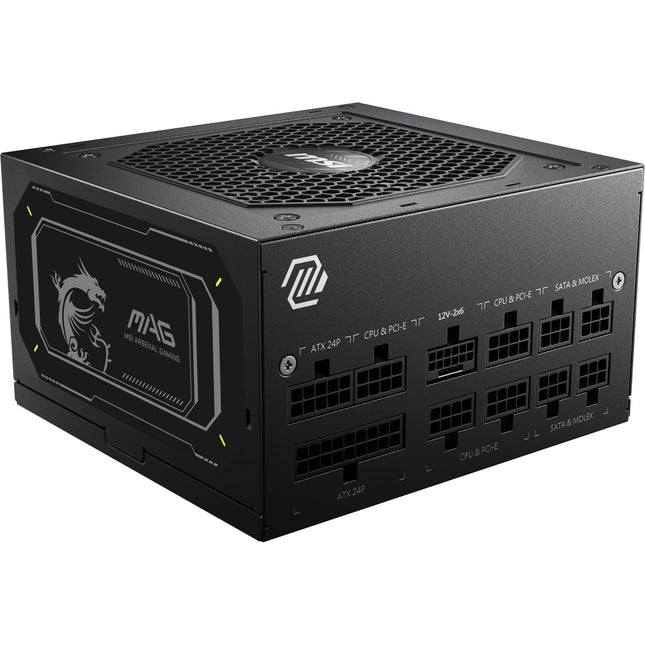 MSI MAG A750GL Fuente de Poder Modular 750W 80 PLUS Gold 120mm Ventilador