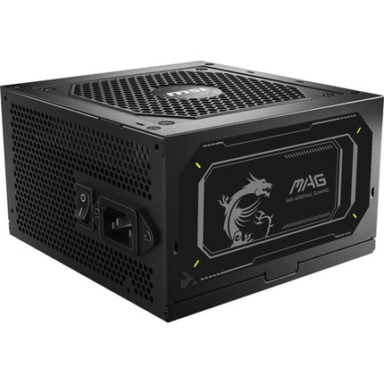 MSI MAG A850GL PCIE5 II Fuente de Poder Modular 850W 80 PLUS Gold 120mm Ventilador