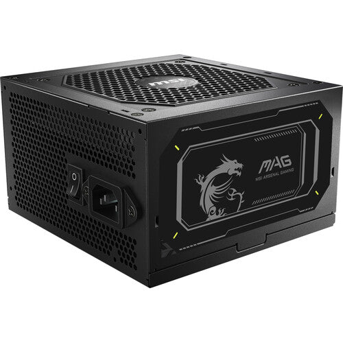 MSI MAG A850GL PCIE5 II Fuente de Poder Modular 850W 80 PLUS Gold 120mm Ventilador