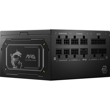 MSI MAG A850GL PCIE5 II Fuente de Poder Modular 850W 80 PLUS Gold 120mm Ventilador