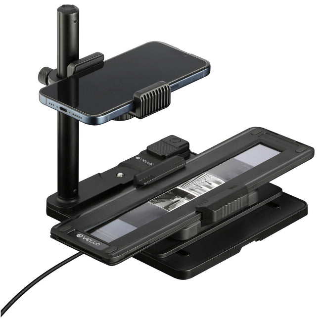 Vello Film Digitizador 35mm y 120 para Smartphones con LED y Mando Bluetooth