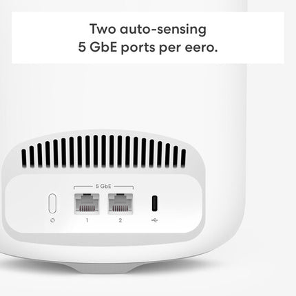 eero Pro 7 BE3900 Sistema Wi-Fi Mesh Tri banda 6000 ft² 3.9 Gb/s