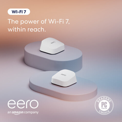 eero 7 BE1800 Sistema Wi-Fi en Malla Dual Banda 1800 Mb/s 2.5G 2 Piezas